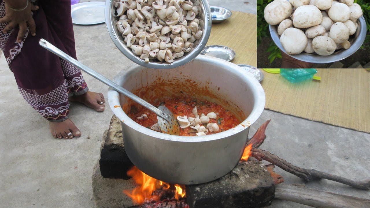 Nature Stove MUSHROOM BIRYANI Cooking in My Village | Perpared By My Mummy | VILLAGE FOOD