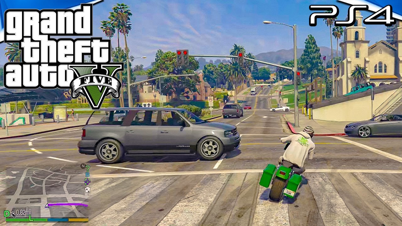 Grand Theft Auto V PS4 Gameplay Free Roam - Part 11