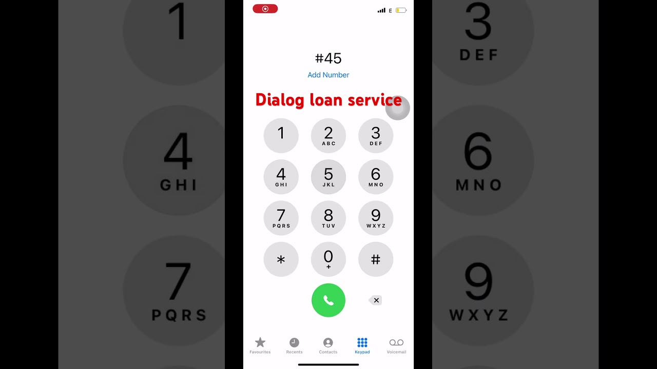 Dialog loan service code #dialog #sim #loan #code