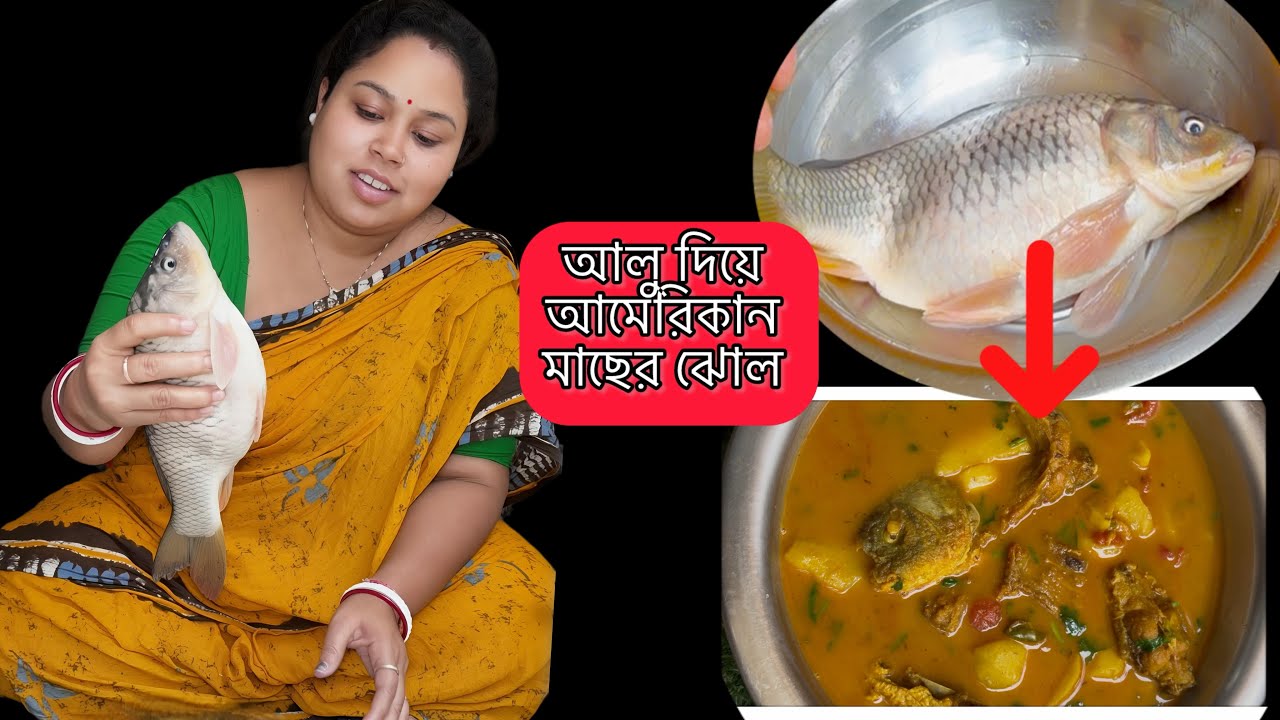 আলু দিয়ে আমরিকান মাছের ঝোল #cooking #cookingvlog #foryou #fhiscurry 