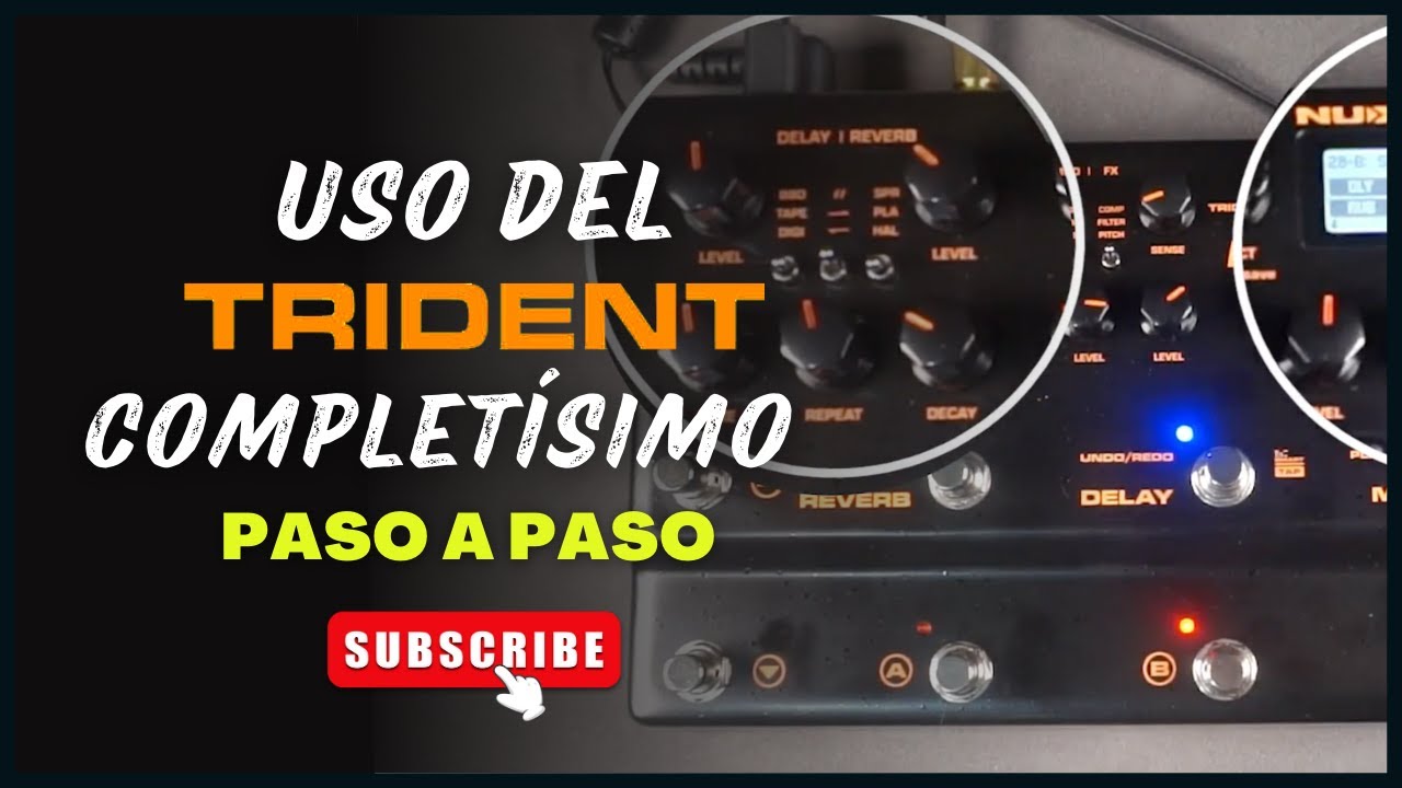 NUX TRIDENT (NME-5): The Easiest Modeler Pedalboard to Use - Complete Guide, Everything From the ...