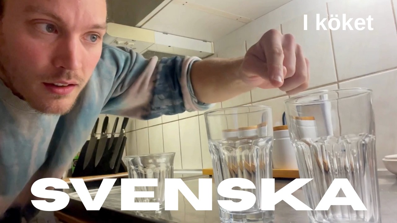 Learn Swedish, Kitchen Tour - COMPREHENSIBLE INPUT