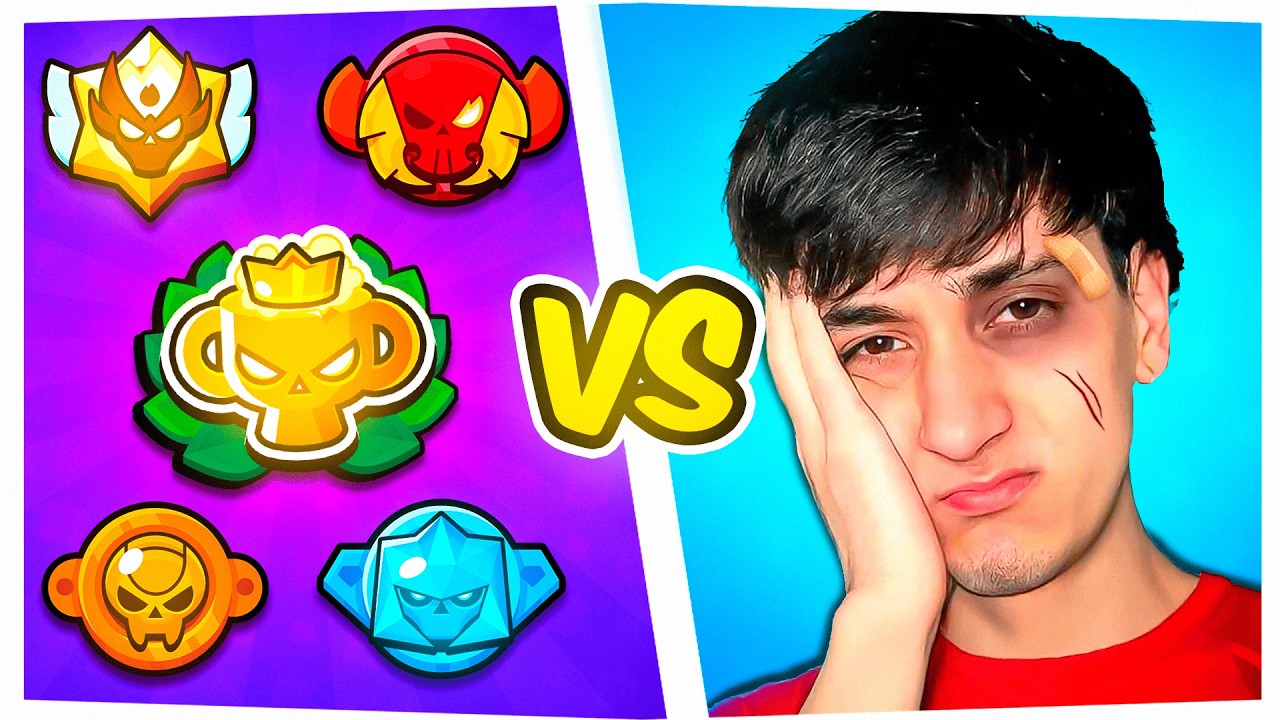 ¡Reté a CADA RANGO de Brawl Stars a un 1vs1!
