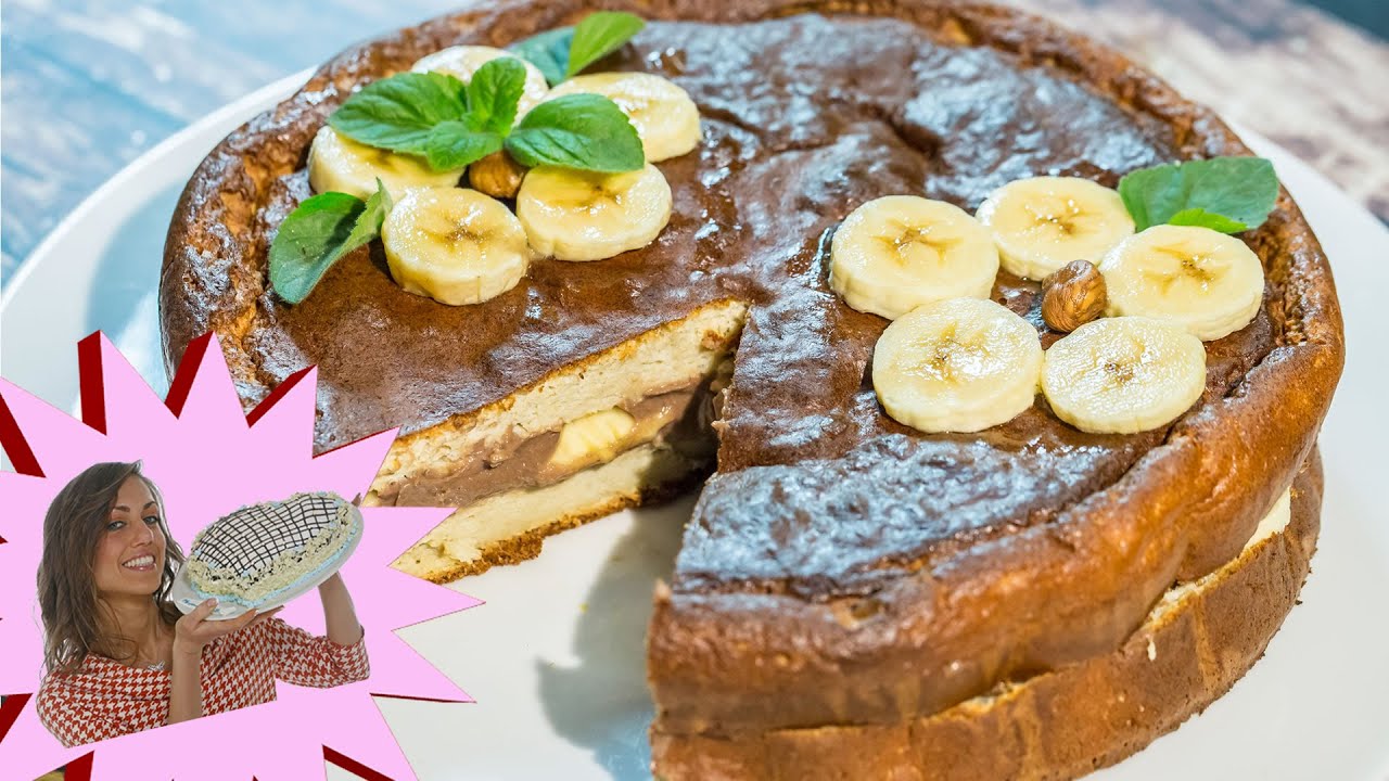 Torta Proteica di Albumi - Con Banane e Avocado