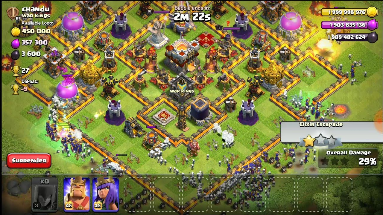 COC hack version 2018 gems elixir gold hack
