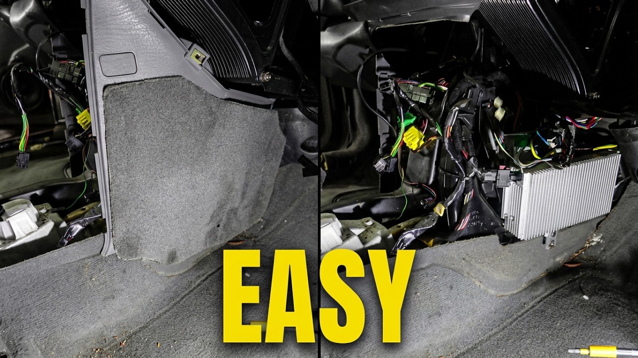How To Remove Radio Amplifier SAAB 9-3 1999-2002/2003CONV