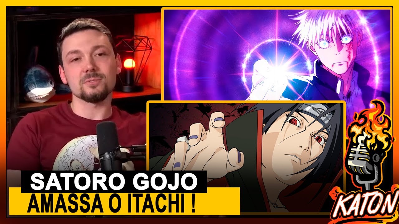GOJO AMASSA O ITACHI FACIL ! Bruno Bandeira no KATON Podcast