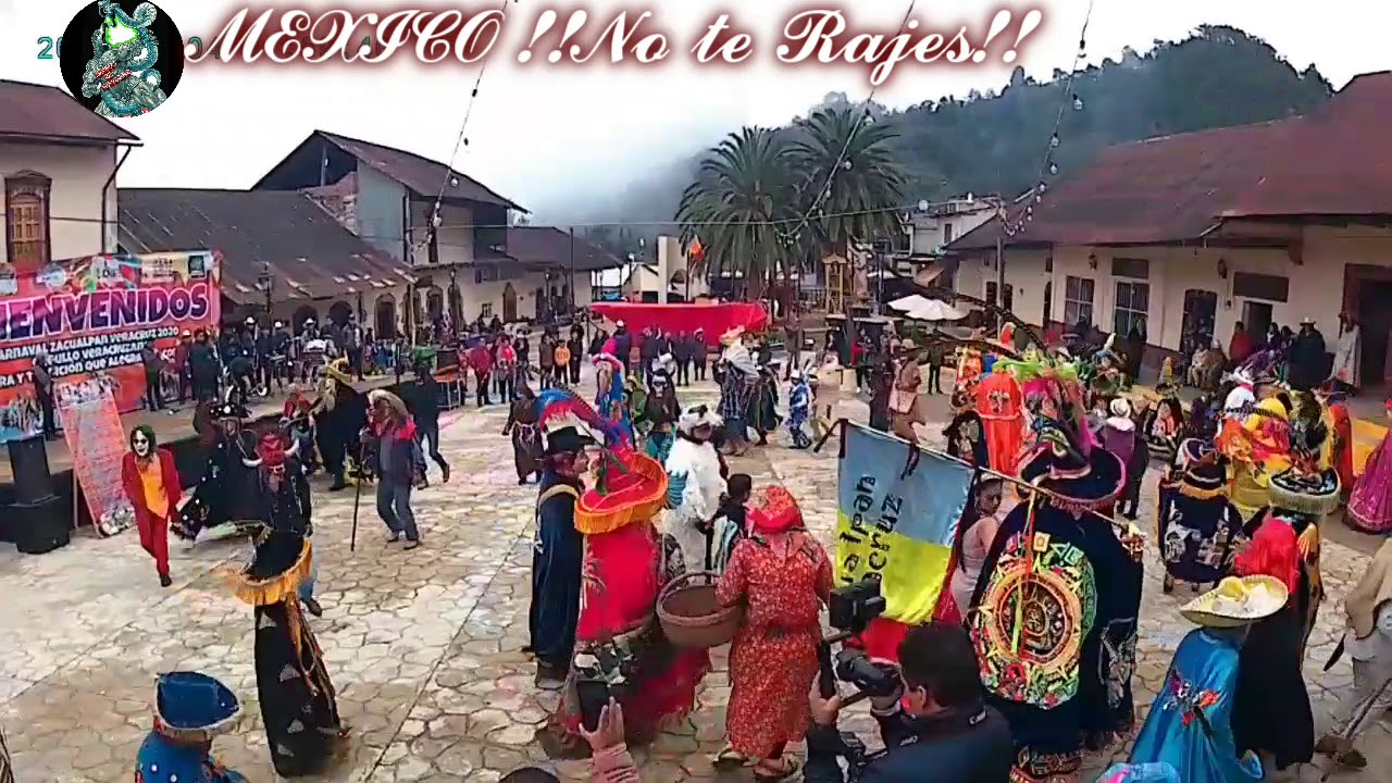 CARNAVAL DE ZACUALPAN VERACRUZ 2020 DIA SABADO PLAZA CÍVICA