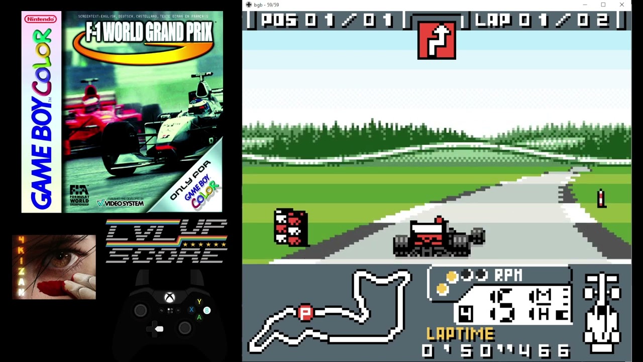HIGHSCORE - F-1 World Grand Prix - GameBoy Color - San Marino GP 1'17''800 ( Time Trial / Rookie)