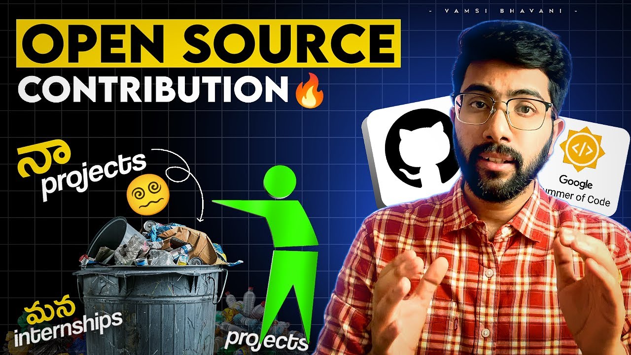 How to start open source contribution | Telugu | Vamsi Bhavani