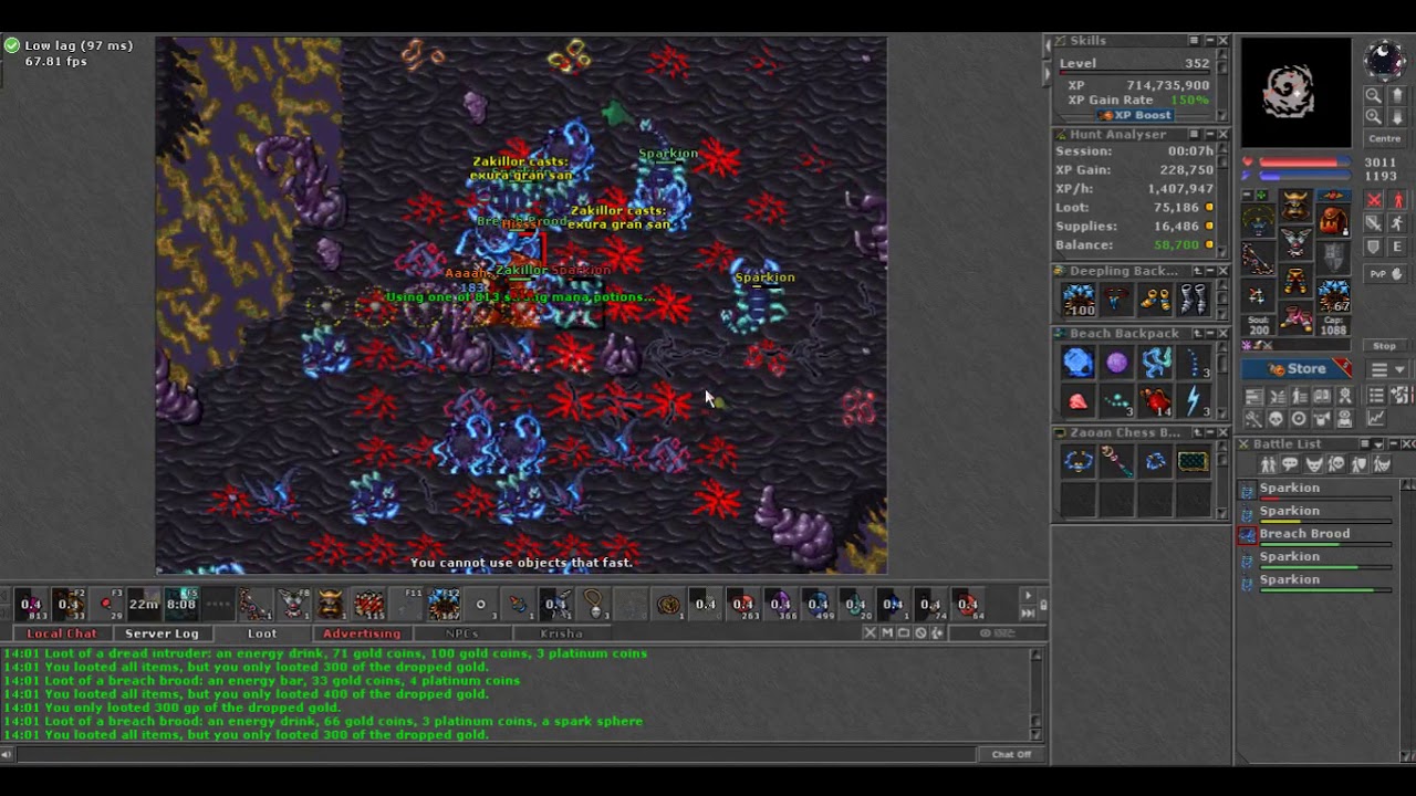 Tibia Paladin 250+ Otherworld (Hard)