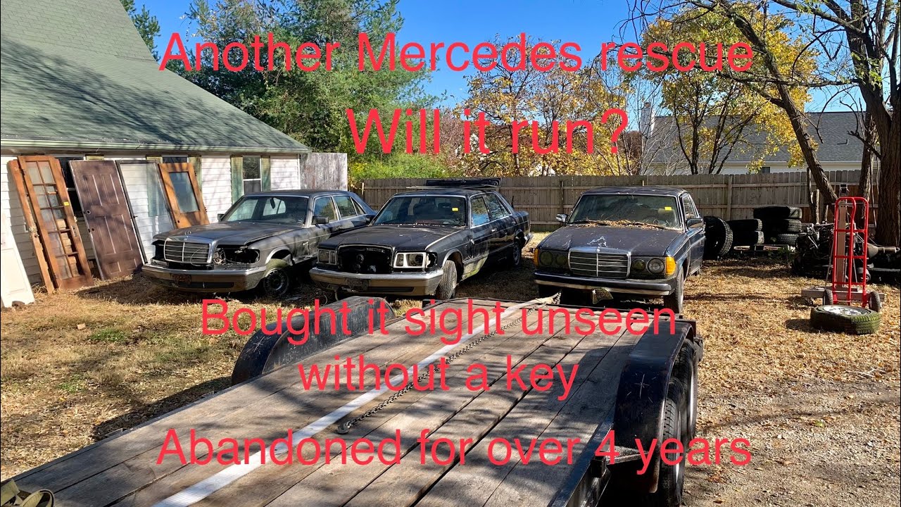 Will it start? Mercedes 240D W123 bought at auction