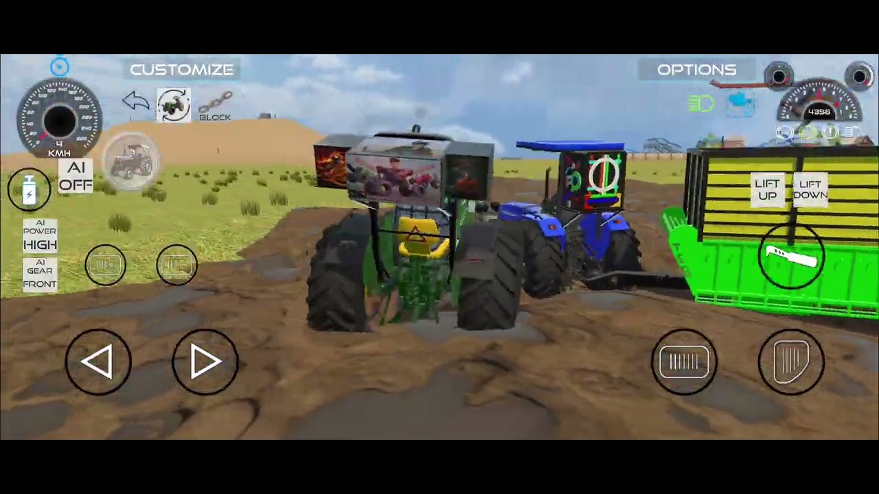 Nishu bhai ka tractor ne bachaya😱 #duet #atitude #automobile #power #automobile #automobile #power 