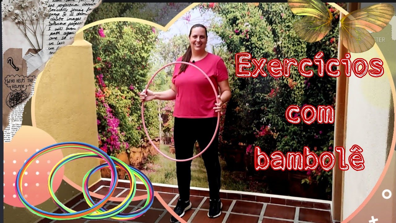 ETI aula 169 - Exercícios com bambolê para terceira idade.