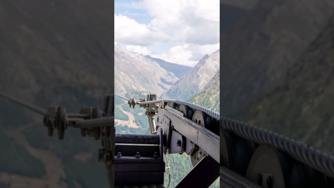 How is the Giovanola-System working?  #giovanola #ropeway #2025 #seilbahn #mountains #old #lovely