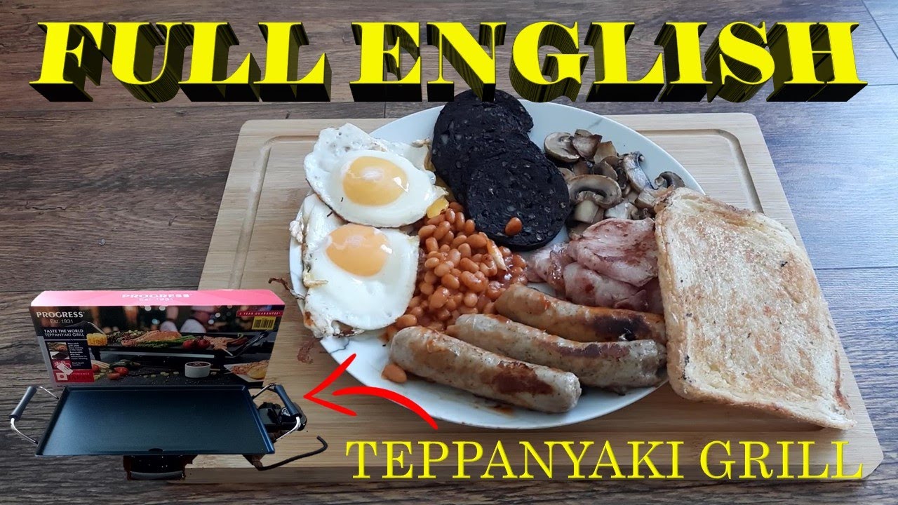 FULL ENGLISH USING ONLY A TEPPANYAKI GRILL (81)