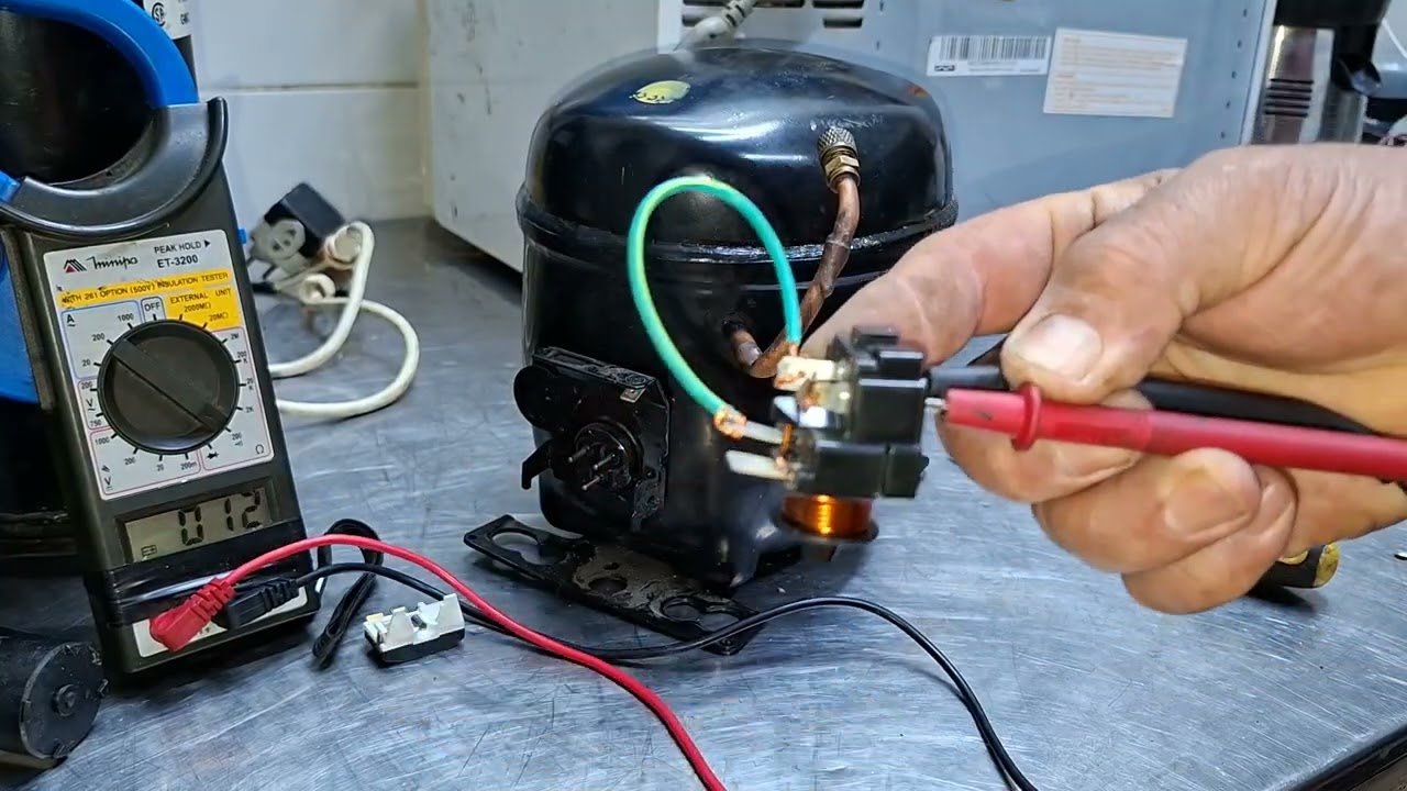 Como.o testar um compressor de freezer ou geladeira 1