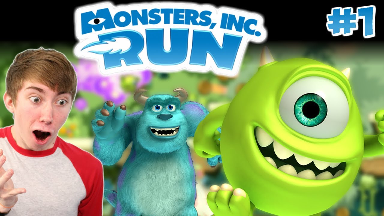 Monsters Inc Run - IT'S AWESOME BECAUSE IT'S MONSTERS INC - Part 1 (iPhone Gameplay Video)
