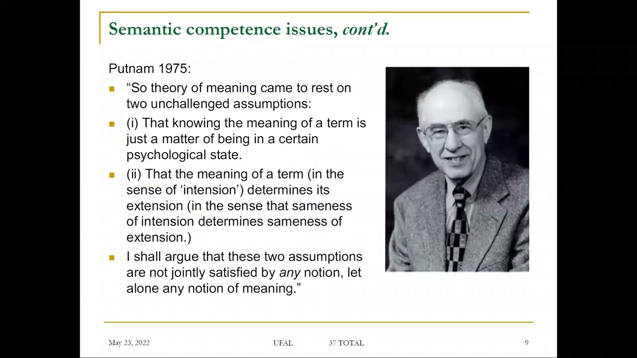 Lexical Semantics in Formal Semantics: History and Challenges [ FJelinekSeries #52 ]