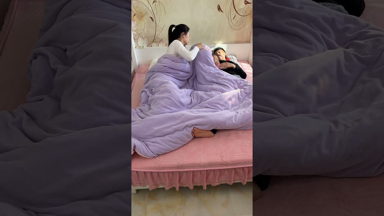 When sleeping cover yourself with a blanket and don t kick the blanket like my husband and daughter