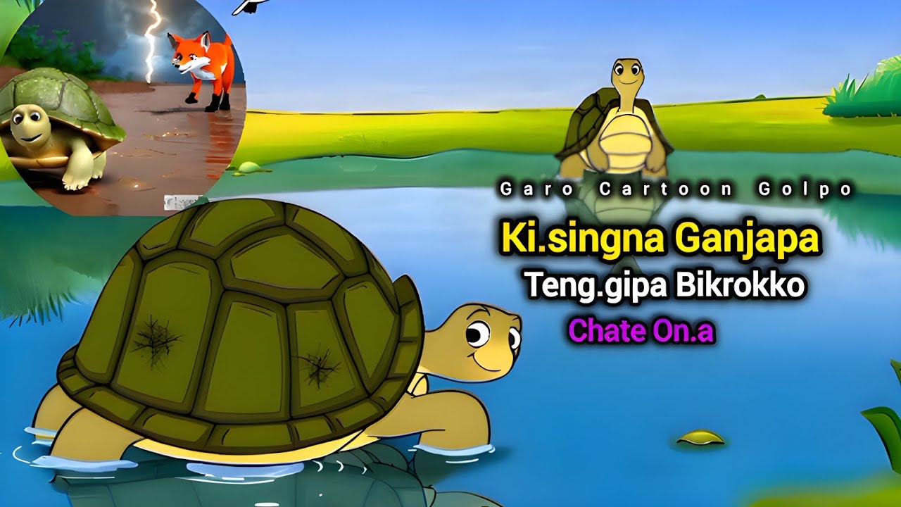 Ki'singna Ganjapa Teng'gipa Bikroko Chata /  garo cartoon / garo gital cartoon video