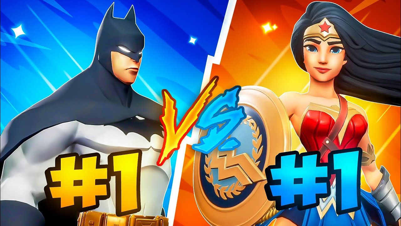 #1 Batman vs #1 Wonder Woman (MultiVersus)