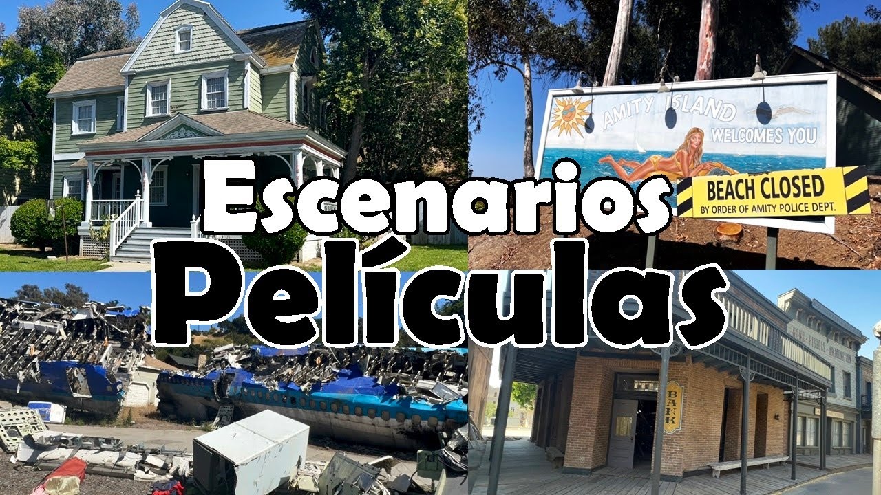 Dónde se graban las PELICULAS DE HOLLYWOOD? Existen los lugares de Películas en la vida real?