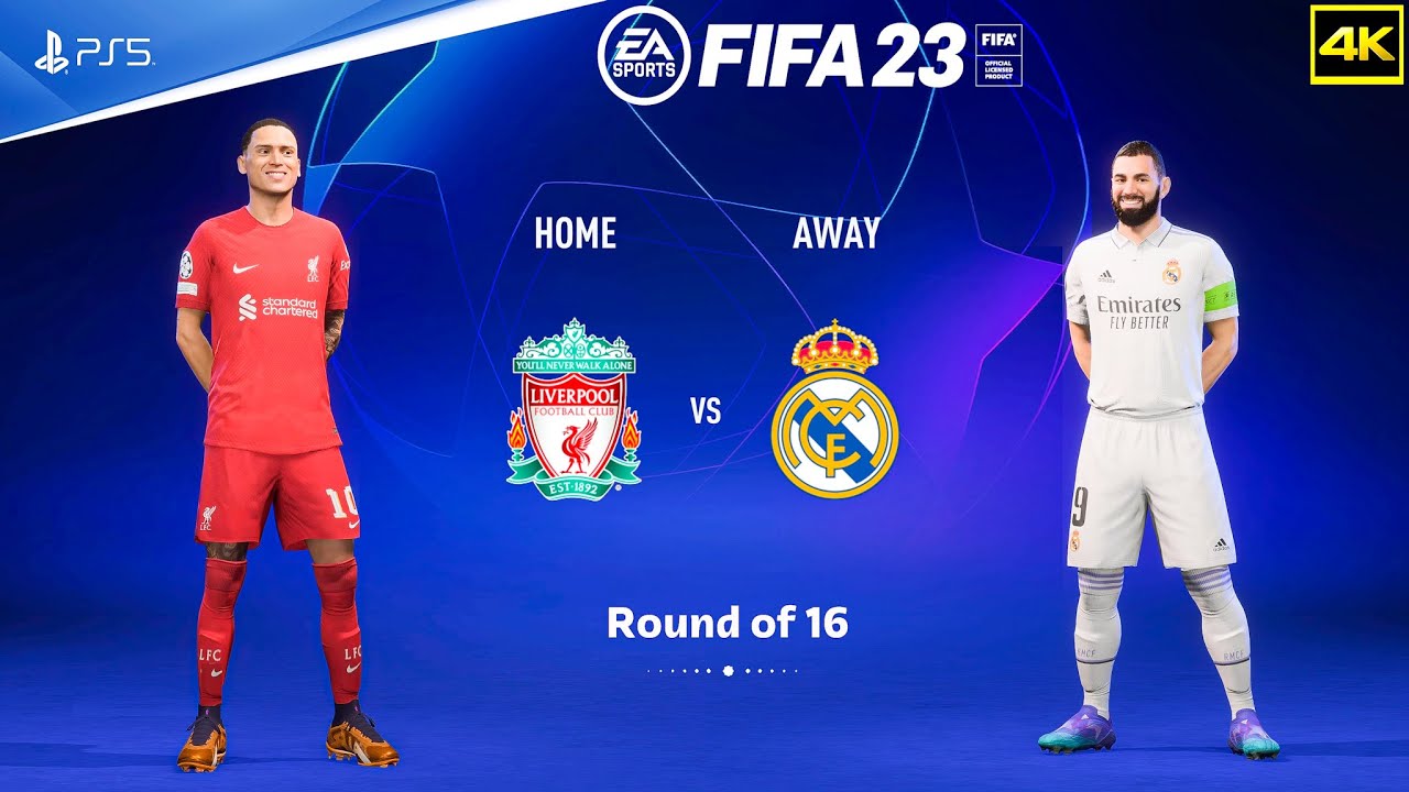FIFA 23 - Liverpool Vs Real Madrid - UEFA Champions League 22/23 | Round Of 16 | PS5&trade; [4K ] Next Gen