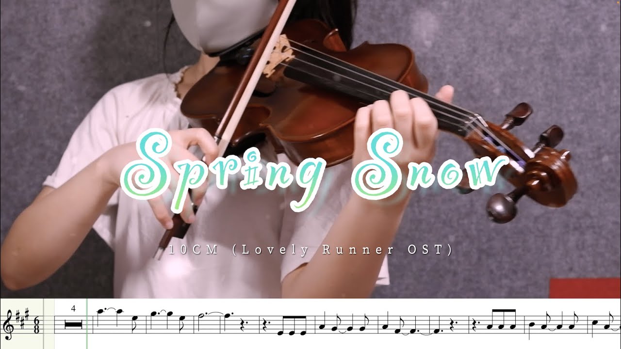 🎻 Spring Snow - 10CM 