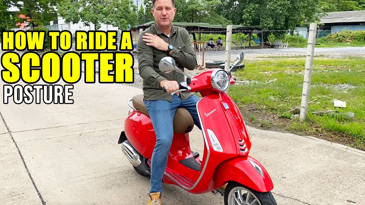 Perfect Riding Posture | Stay Comfortable & Safe | Scooter Basics Part 1