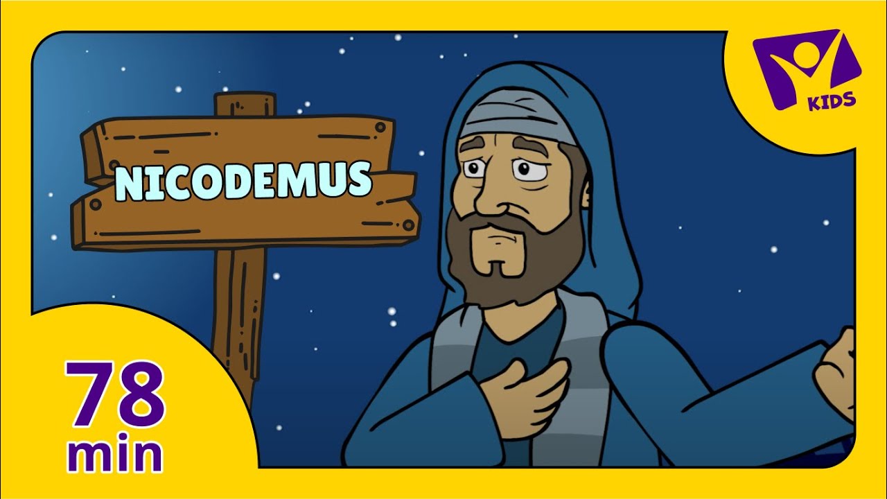 Story about Nicodemus (PLUS 15 More Cartoon Bible Stories for Kids)
