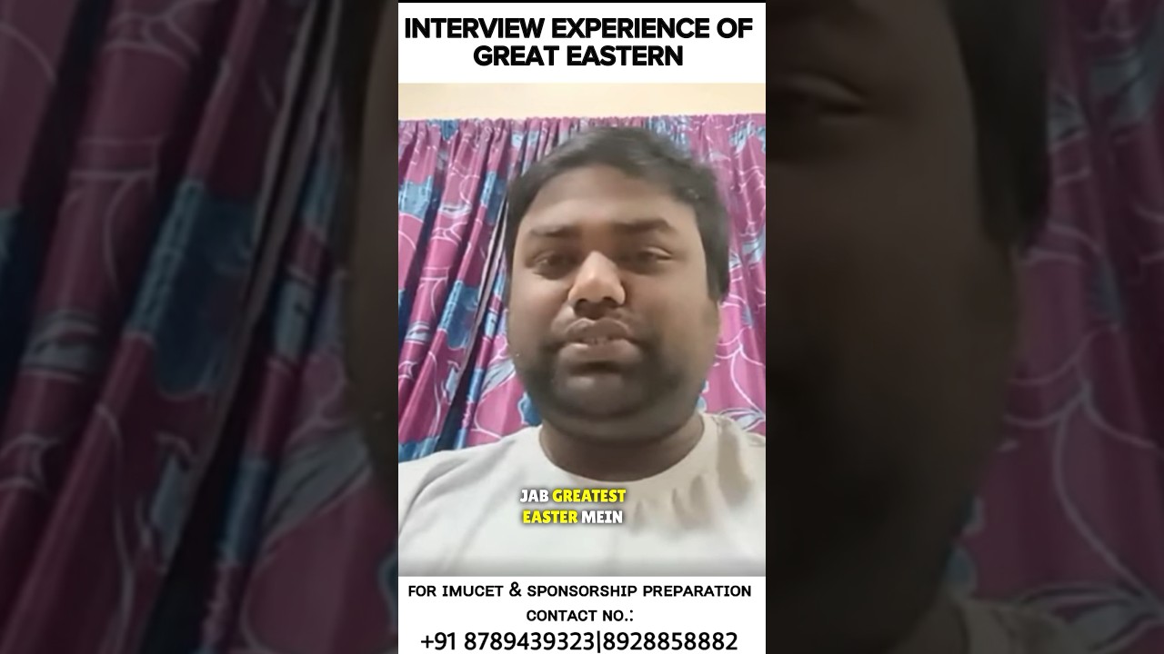 Interview Experience of Great Eastern 