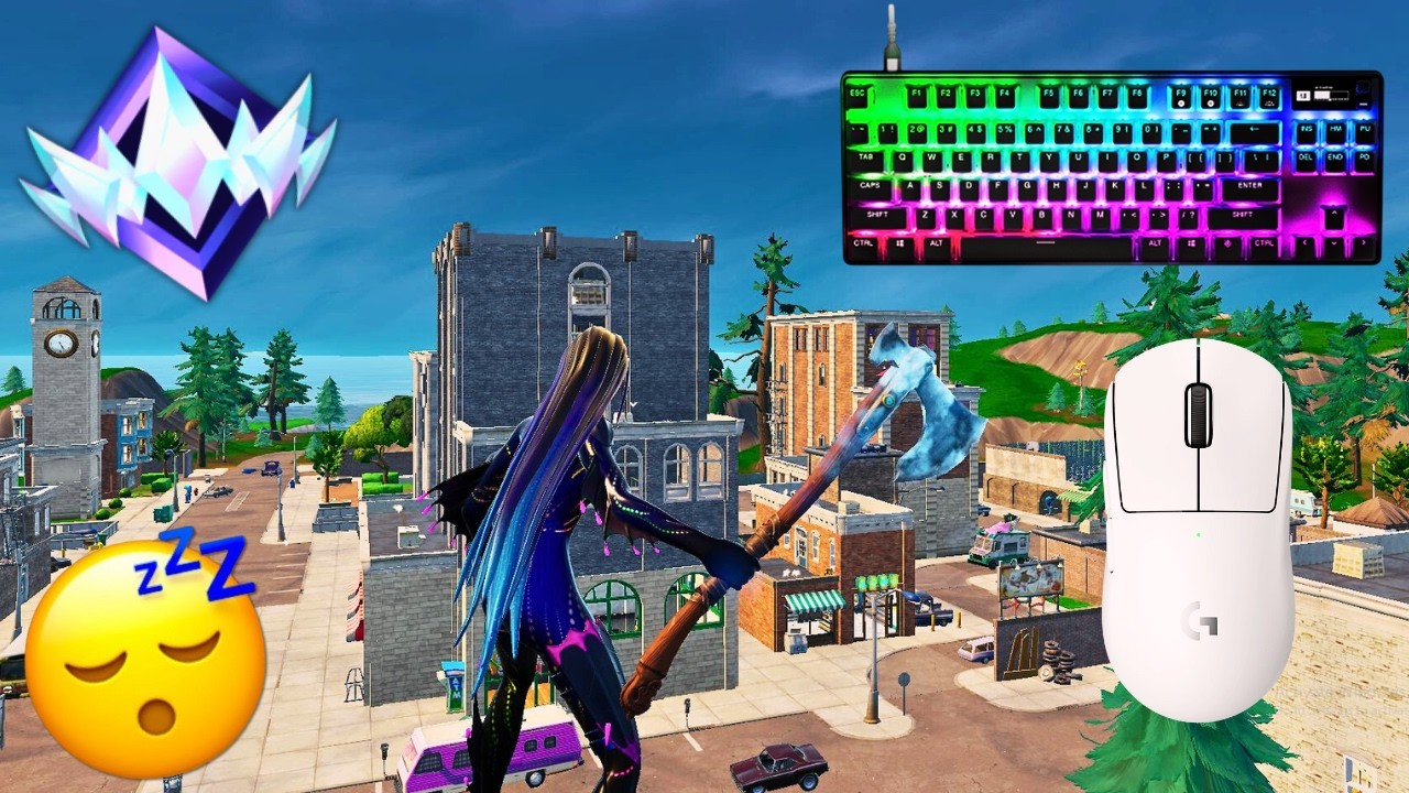 SteelSeries Apex Pro TKL ASMR 😴 Fortnite OG Ranked Reload 🏆 Satisfying Keyboard Fortnite 240 FPS 4K