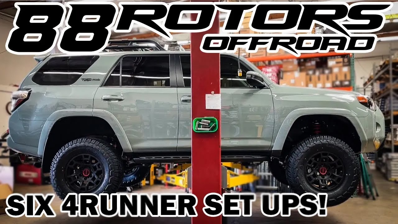 Toyota 4Runner Suspension Lift on Eibach Pro Truck Stage 2R Lift with SPC UCA