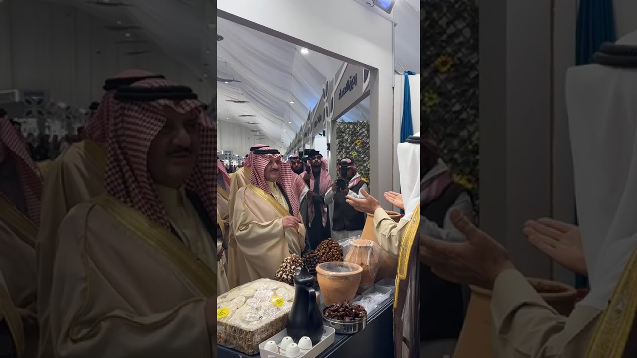 ابن زيد -استقبال صاحب السمو الأمير سعودبن نايف آل سعود أمير المنطقة الشرقية في مهرجان التموربالأحساء