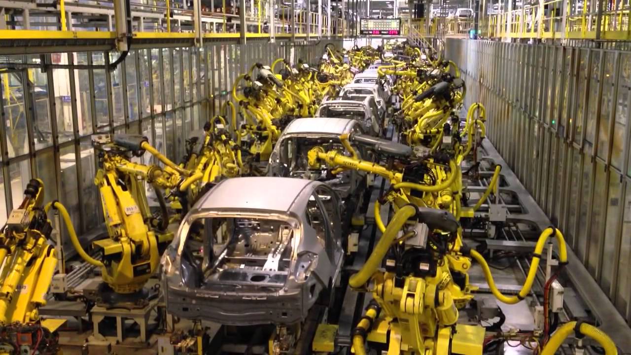 Kia Motors Slovakia - bodyshop robot dance