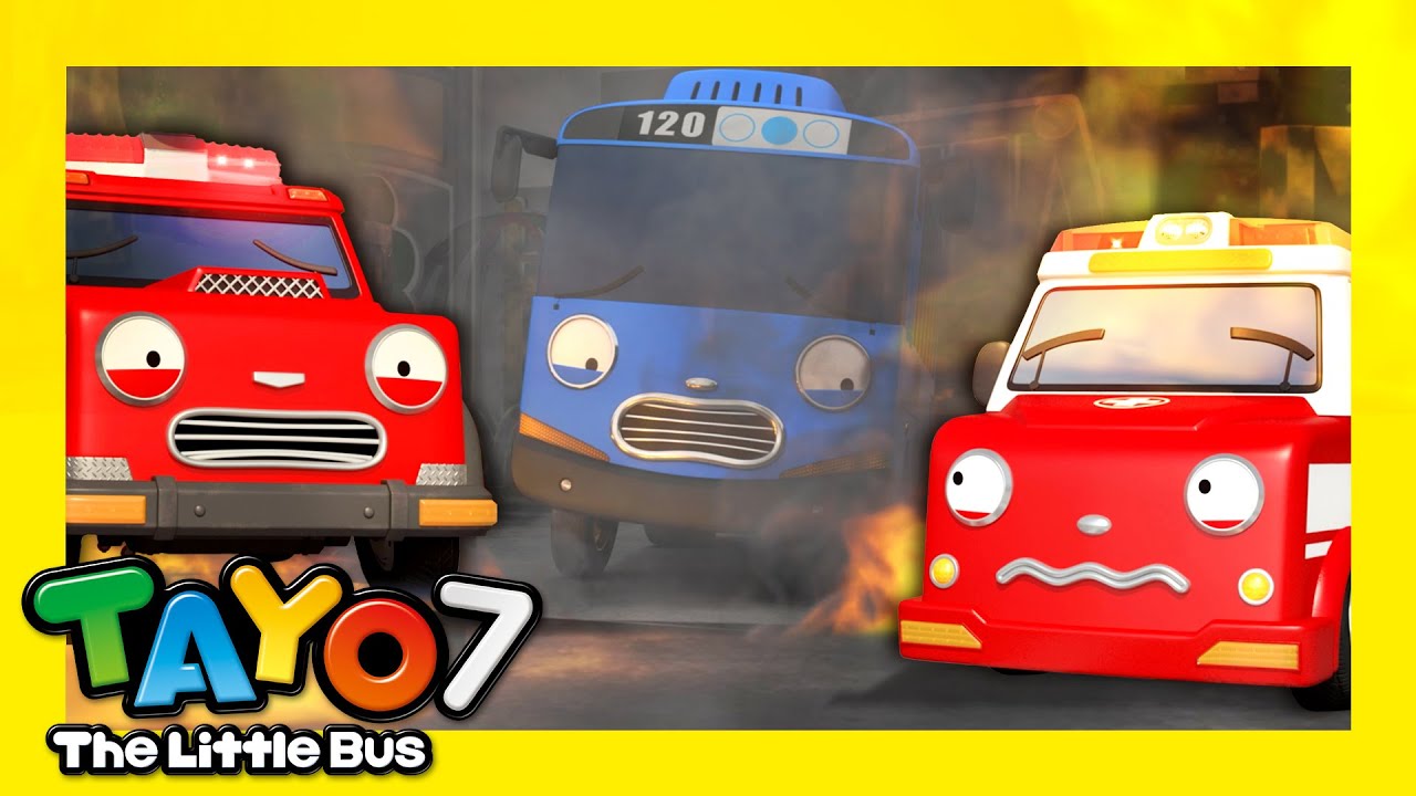 🚌タヨ 第7 シーズン 第4話 l レスキュー隊は街のヒーロー2 l ちびっこバス タヨ
