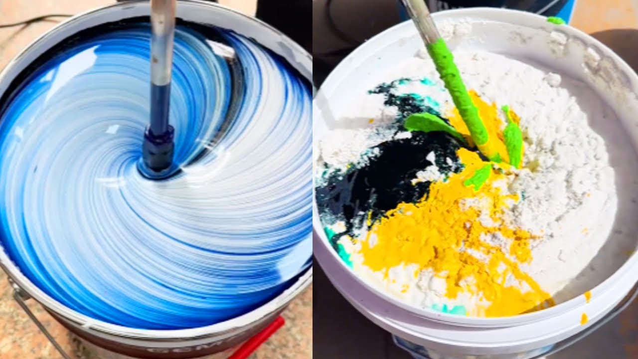 Mixing Paints Video-#satisfying  #oddlysatisfying #paints #color #diy