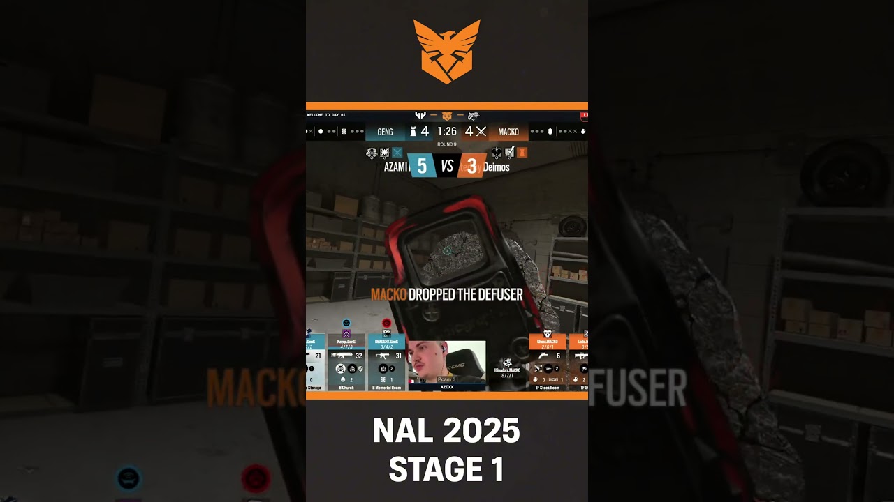 Crazy Quadrokill from GENG AzoXx  #r6highlights #siegeesports #siegehighlights