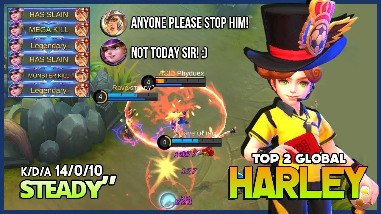 Deadly Magician with Perfect Poker Trick & Deadly Magic Combo! sᴛᴇᴀᴅʏ&rdquo; Top 2 Global Harley ~ MLBB