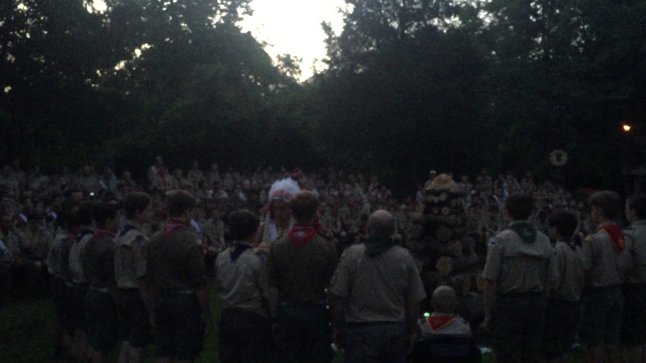 Order of the Arrow Tap Out Ceremony, Camp Horseshoe