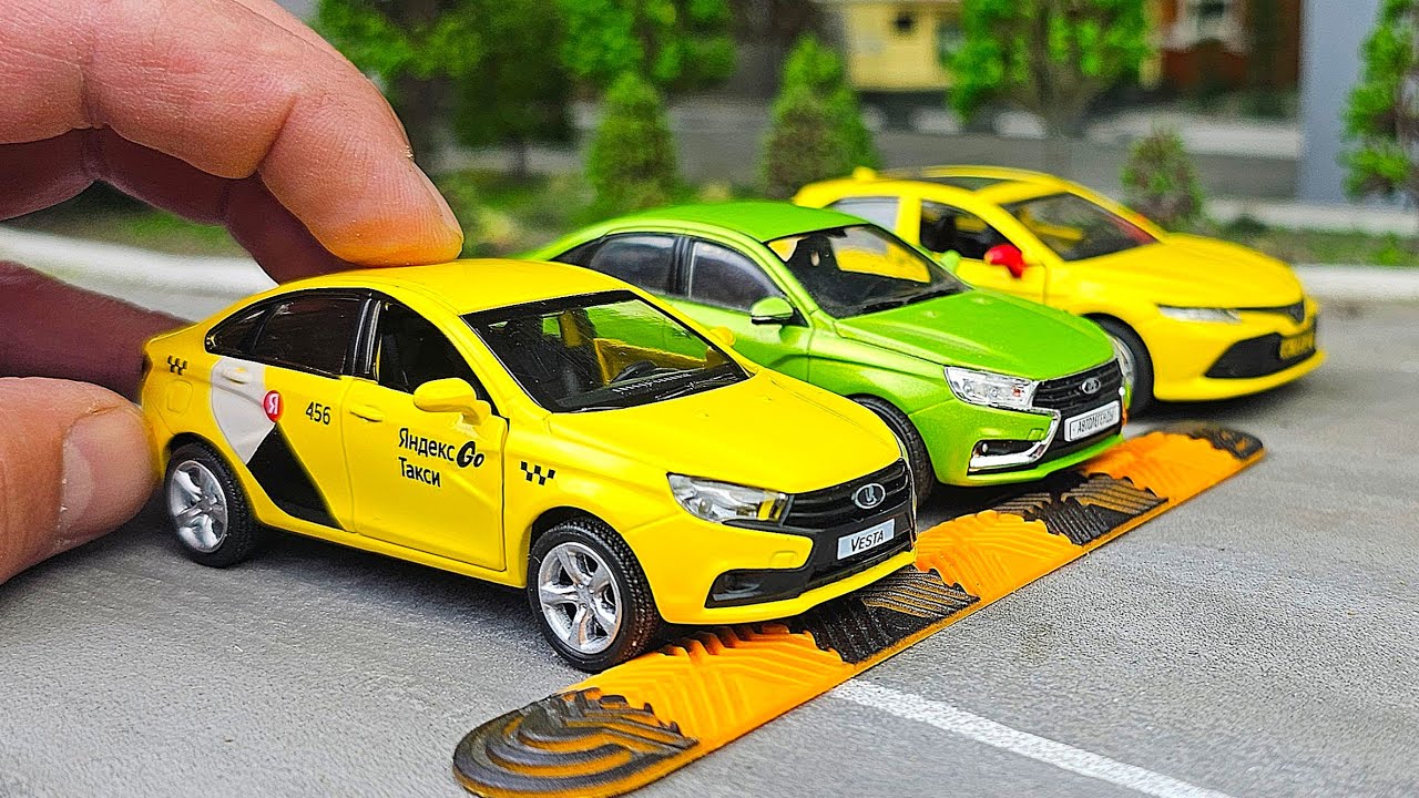 ОФИГЕТЬ, ЧТО НАШЁЛ! Лада Веста Яндекс Такси 1/43 Про машинки