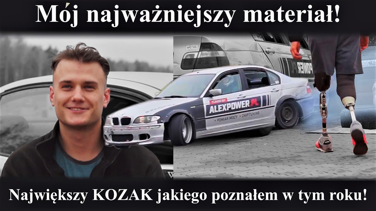 W wypadku stracił nogi. Nie poddał się. Został drifterem i spełnił marzenia!