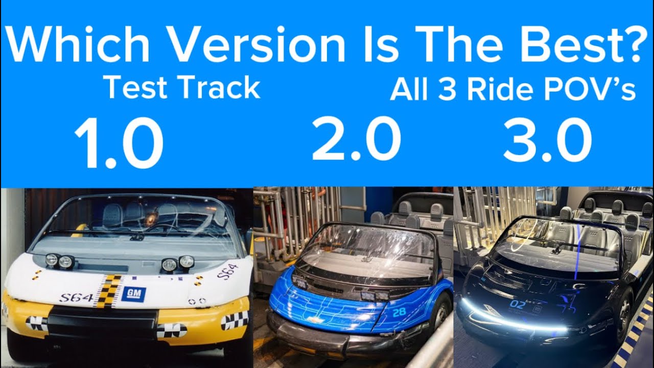Test Track All 3 Ride Version POV&rsquo;s &mdash; Side by Side