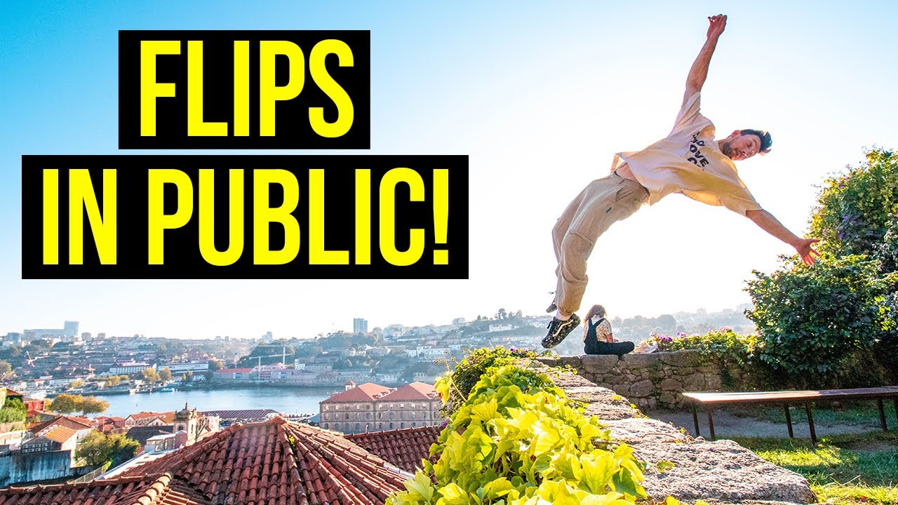 INSANE FLIPS IN PUBLIC! (Porto Edition) 🇵🇹