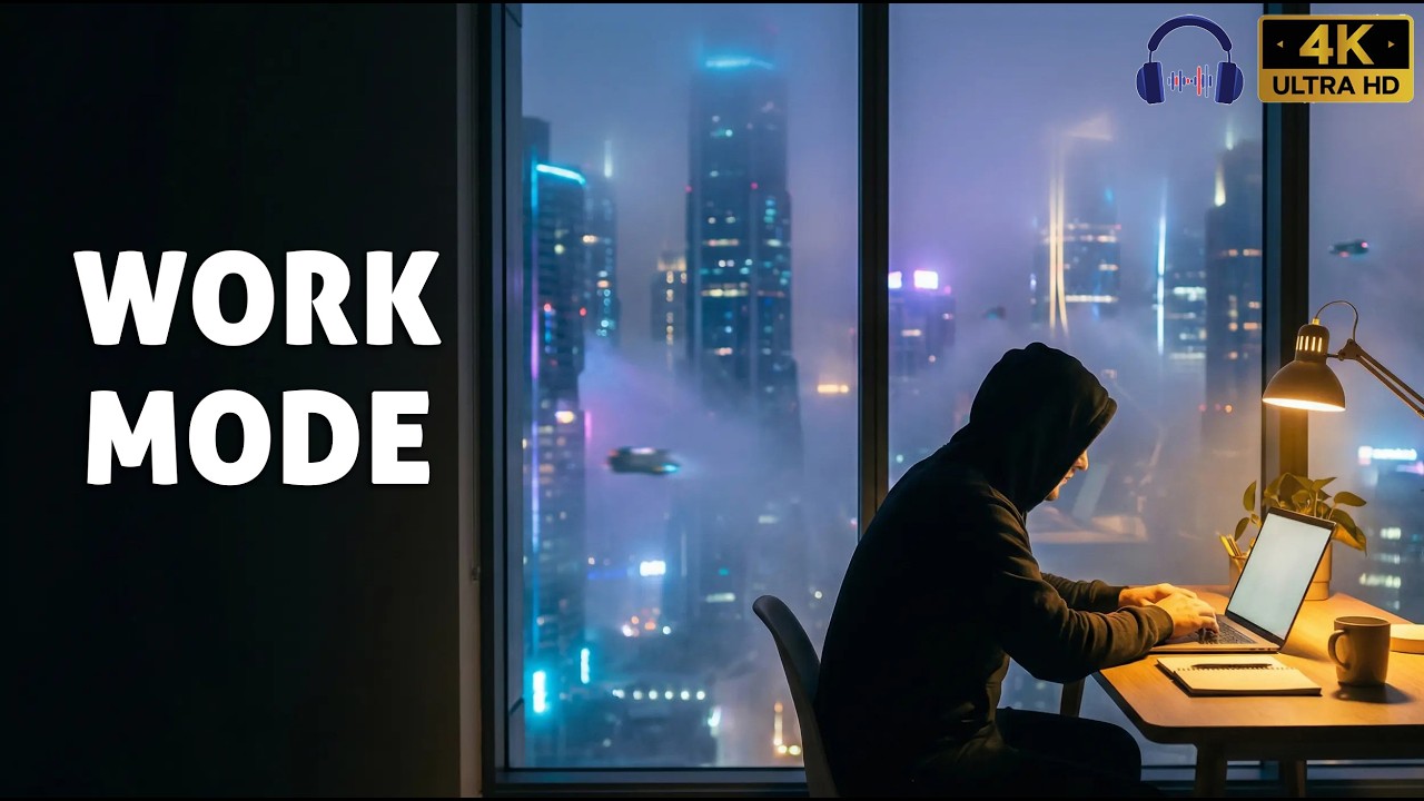 3 Hours Neutral Focus Music for Work & Productivity | Calm Ambient Concentration