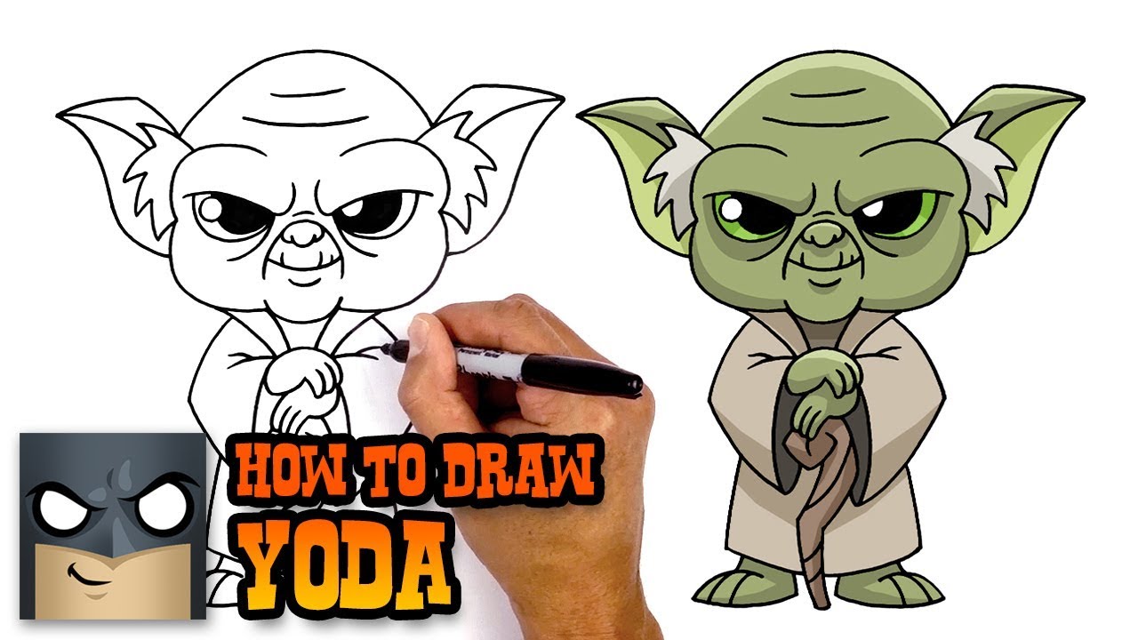 How to Draw Yoda | Star Wars