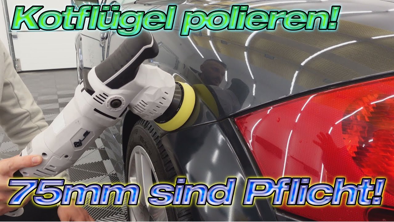 Das TT-Projekt! Kotflügel polieren mit 75mm Stützteller enorm wichtig! Worauf unbedingt achten?