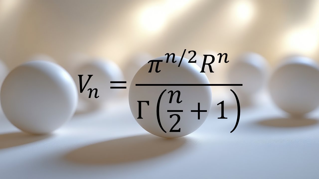 ★★ ¿Cuál es el “volumen” de una n-esfera?