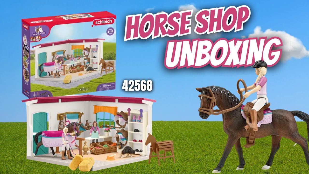 SCHLEICH ✨HORSE SHOP✨ UNBOXING 📦|| Schleich Unboxings || Grayci Grayci